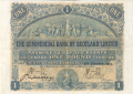 Commercial Bank Of Scotland Ltd 1 Pound,  4. 1.1904